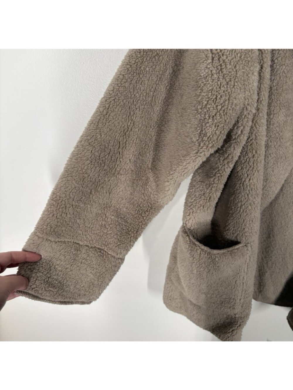Koolaburra By UGG Women XL Portobello Sherpa Fleece Shawl Collar Cardigan NWOT - Picture 7 of 11